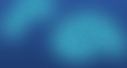 Fototapeta premium Grainy blue gradient background with shaded texture