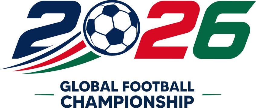 Global football championship 2026 official logo soccer tournament