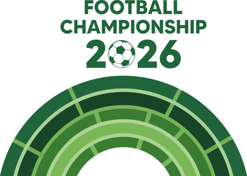 Football championship 2006 logo design soccer tournament