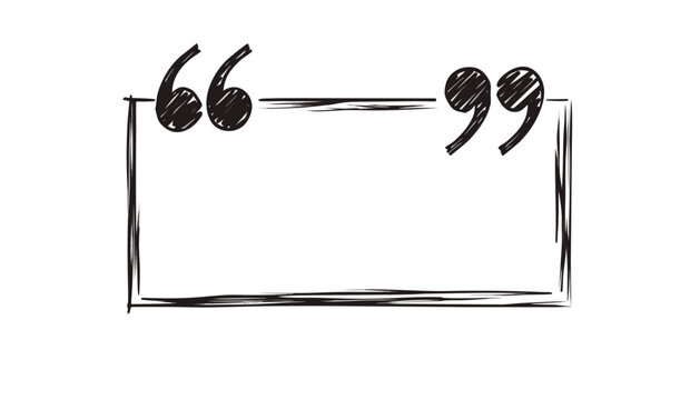 Hand drawn quote, quote box, typography, speech bubble, illustration