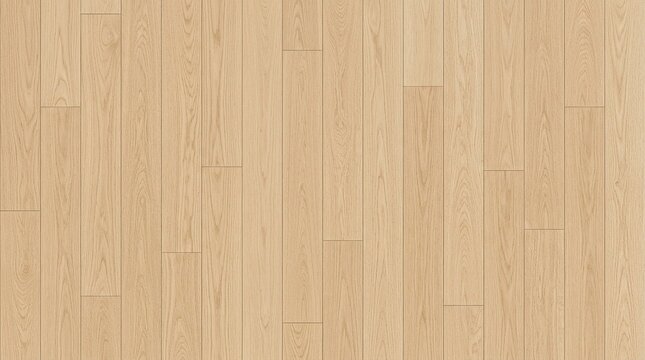 Light Oak Wood Flooring Texture, Natural Wood Grain Pattern, Seamless Plank Surface, Interior Design Background, Light Brown Wood Floor