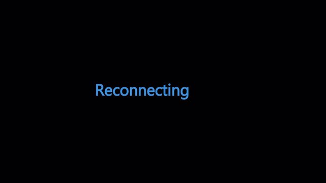   









reconnecting network animation connection on transparent background ,Reconnection Process animation in 4k with alpha channel