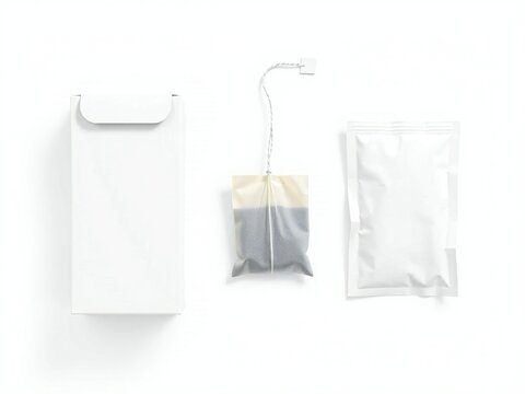 Tea bag and packaging items