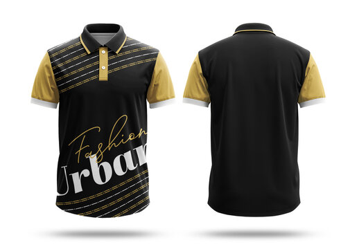 Modern Urban Polo Tshirt Design Template