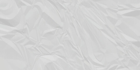 Fototapeta premium Crumpled paper Blank white and gray crumpled and creased paper poster. Isolated light grungy wrinkled torn old paper material abstract texture background.