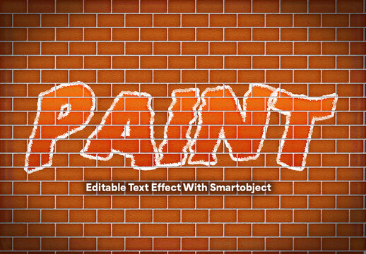 Graffiti Wall Typography Effect