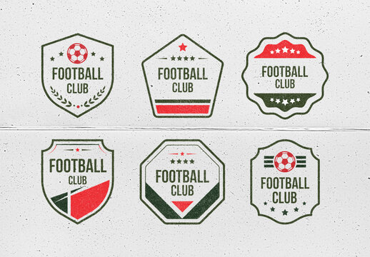 Vintage Football Club Badge Collection