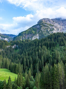 Mountain landscape near Gstaad, Switzerland