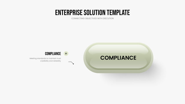 Creative Introduction Slide Template Vector Illustration. Corporate Proposal 1 Step Infographic Presentation Layout. Marketing Performance One Option Diagram Slideshow Design.