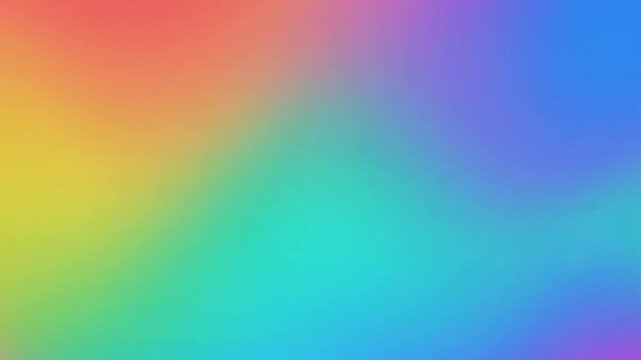 A vibrant abstract background featuring a smooth gradient of rainbow colors