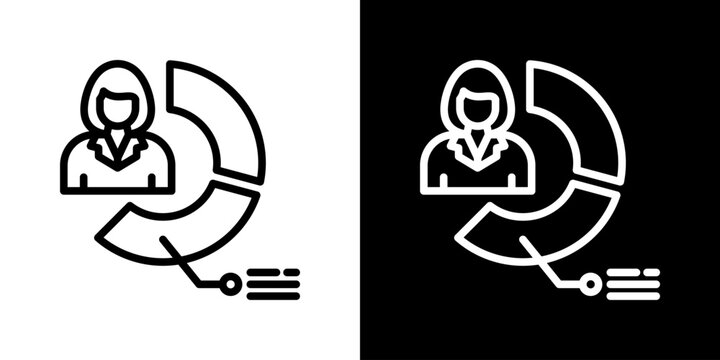 Demographic Icon Set Multiple Style Collection