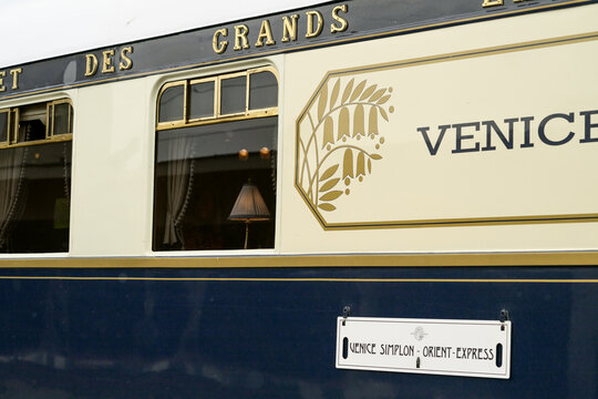 Venice Simplon Orient Express Rainy Carriage Detail