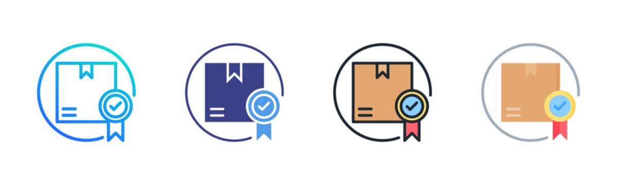 Product Icon Set Multiple Style Collection
