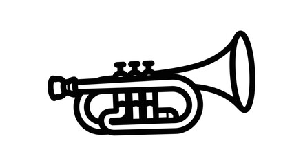 Black trumpet icon © Freelancing
