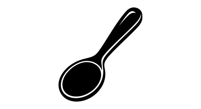 Black spoon icon