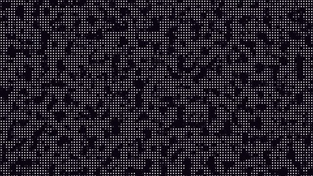Stop Motion Classic Halftone Dot Pattern Animation