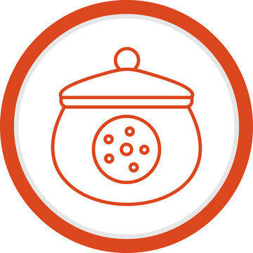 Cookie Jar Vector Icon