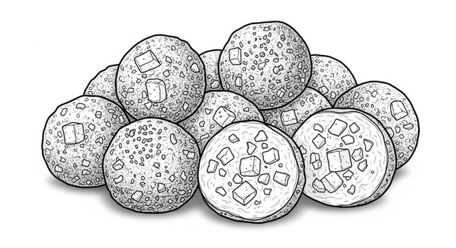 hand drawn easter egg