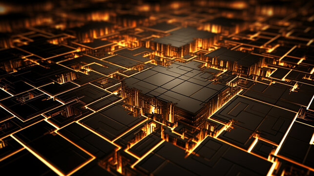 Circuit board. Technology background. Central Computer Processors CPU concept. Motherboard digital chip.