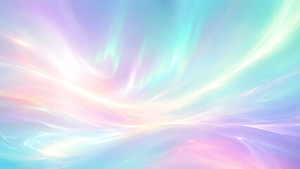 Obraz premium Pastel Aurora Light Waves Abstract Background Texture