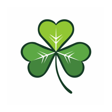 Green Shamrock Vector Illustration