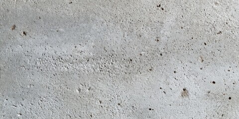 Fototapeta premium A close-up view of a textured, light gray concrete surface with small voids
