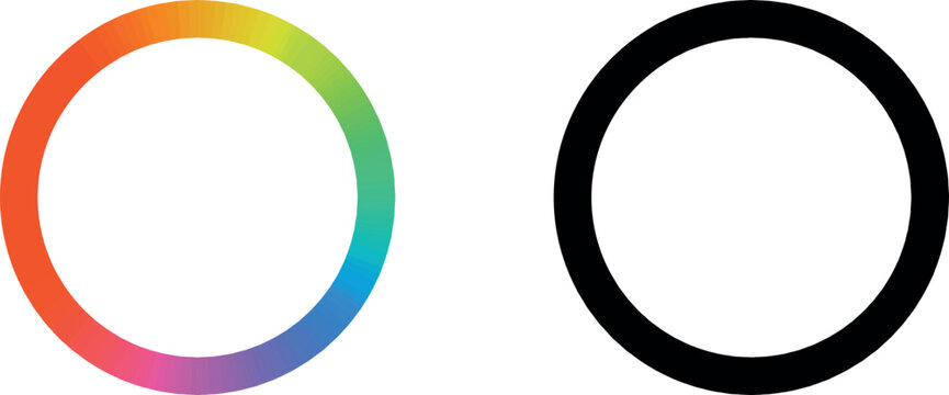 Payoneer Gradient Ring, Online Payment Methods Systems App Logo Icon Rounded Square and Circle