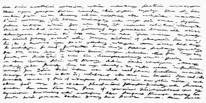 Handwritten script on white background vintage style abstract texture