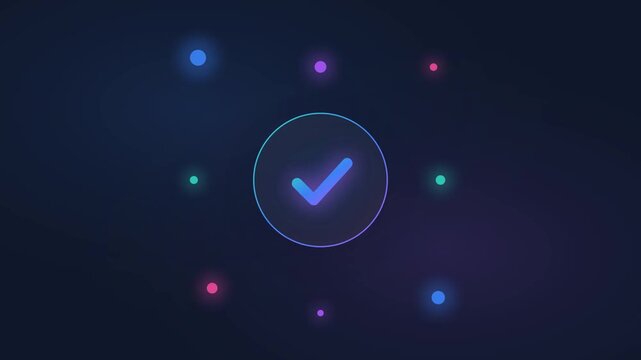 Ultra Premium Glassmorphism Success Checkmark Verified UI Animation