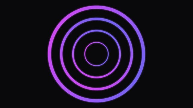 Inverting Blackhole Pulse Abstract Space Energy Background Animation