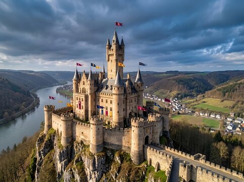 Ein virtuelles mittelalterliches Schloss