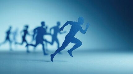 Obraz premium A leader motivates individuals through vision and purpose for impactful organizational transformation.