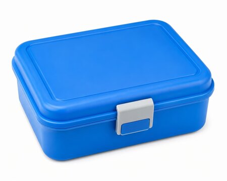 Container student storage diet food storage blue container clip lunch box education plastic box food container school lunch break kid elementary lunchbox empty picnic bento box health lunch blank