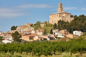 Obraz premium Historical village of Corbera del Ebre. Tarragona, Catalonia. Spain