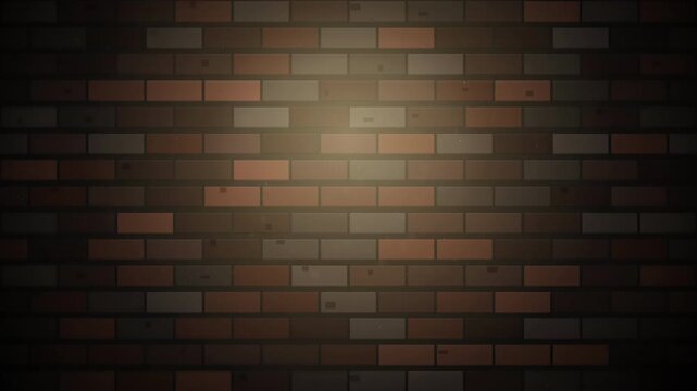 Stop-Motion Grunge Countdown Painted on Rough Brick Wall