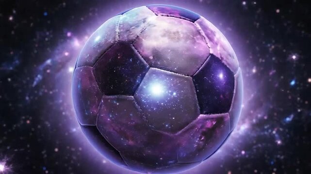 A spherical ball floating in the deep dark cosmic space