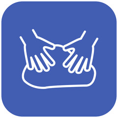 Fototapeta premium Knead Icon
