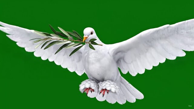 white dove flying