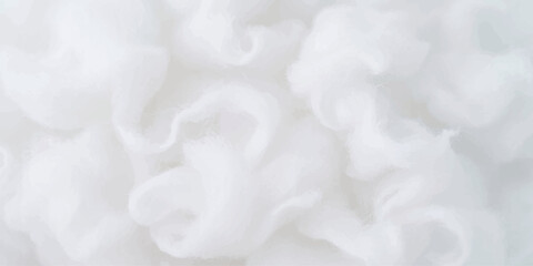 Naklejka premium Soft and fluffy white polyester fiberfill texture, perfect for crafting, pillow stuffing, and upholstery projects.