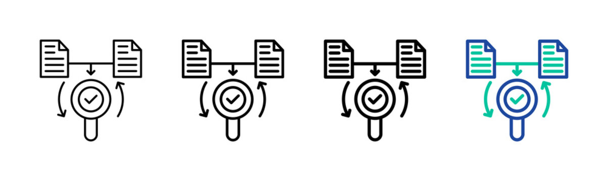 Indexing Icon Collection Different Style Outline