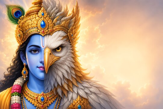 Lord Vishnu on Vaikunth Ekadashi, Krishna/Krushna Janmashtami, Ram Navami, Narsimha Jayanti, Onam, Ekadashi Vrat, Ananta Chaturdashi, Tulasi Vivah, Nirjala Ekadashi, Varah Jayanti, Aashadhi Ekadashi
