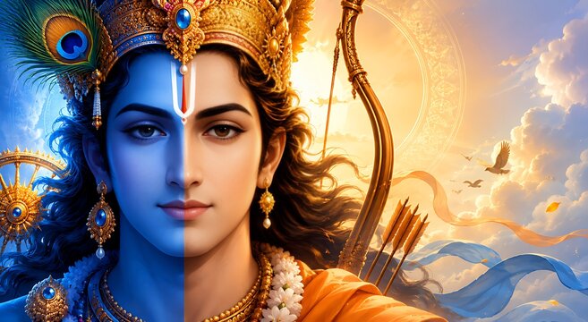 Lord Vishnu on Vaikunth Ekadashi, Krishna/Krushna Janmashtami, Ram Navami, Narsimha Jayanti, Onam, Ekadashi Vrat, Ananta Chaturdashi, Tulasi Vivah, Nirjala Ekadashi, Varah Jayanti, Aashadhi Ekadashi