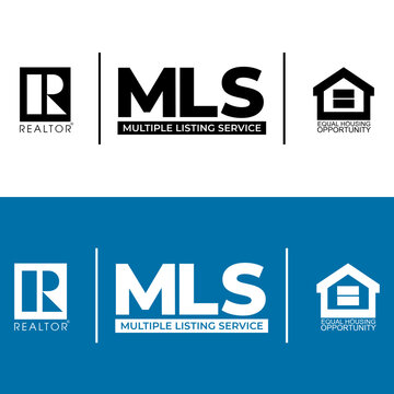Realtor MLS Multiple Listing Service and Equal Housing Opportunity Logos for Real Estate Compliance and Industry Membership Display