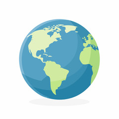 Obraz premium Stylized Globe Illustration