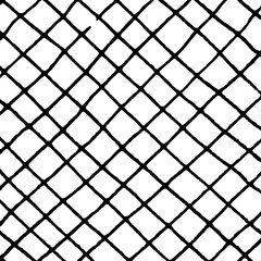 Fototapeta premium Monochrome hand-drawn crosshatch texture