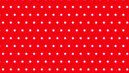Red background with white polka dot pattern © jemi