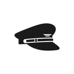 Cap badge design symbolizes the professional authority and leadership associated with airline pilots and aviation personnel. © Fian