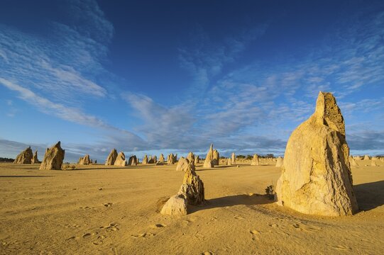 The Pinnacles limestone formations, Nambung National Park, Western Australia