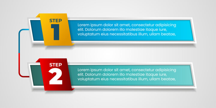 infographic banner bar with gradual style