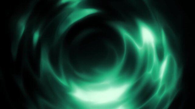 Green digital energy vortex background illustration abstract